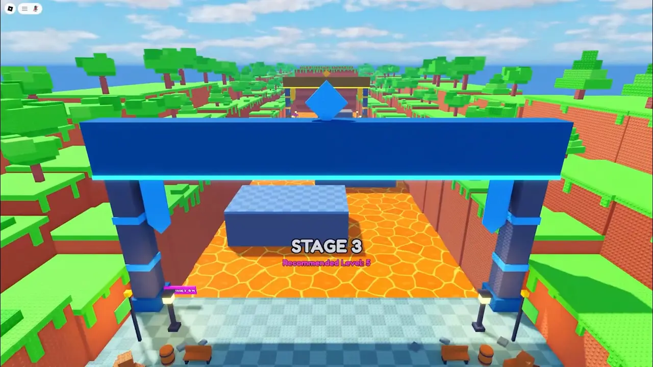 The gate to Stage 3. Every stage sign shows its recommended Level.