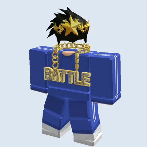 My Roblox avatar from 2015: the blue outfit with the golden crown. It's still my favorite look.